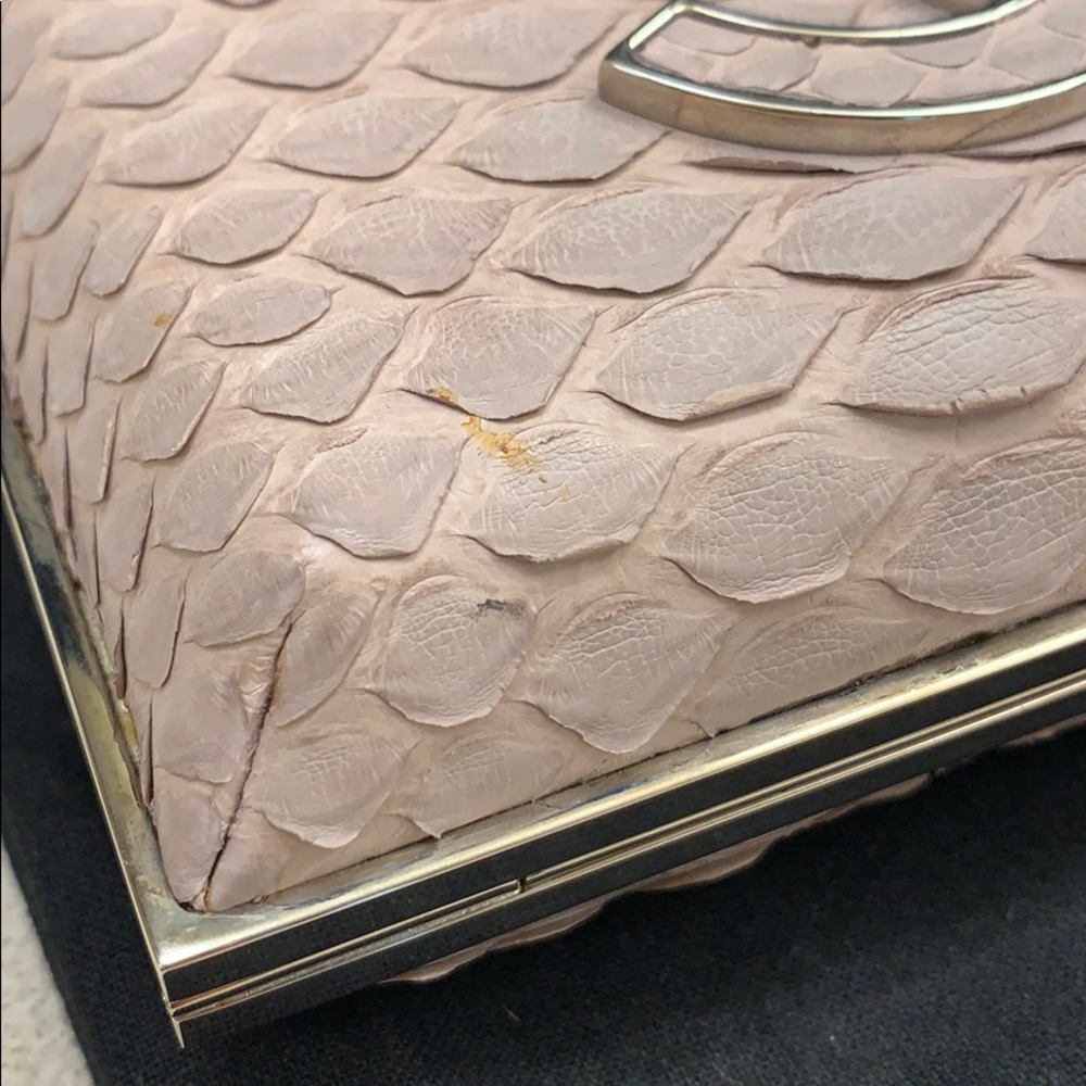 Chanel Python Box Clutch - image 7